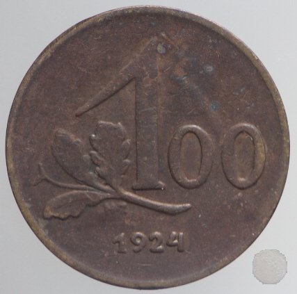 100 KRONEN 1924 (Vienna)