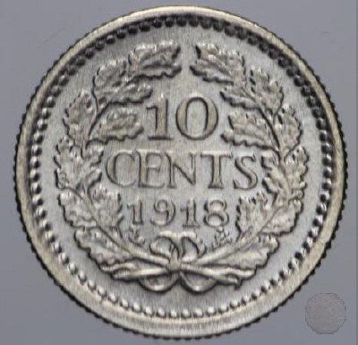 10 CENTS V tipo 1918 (Utrecht)