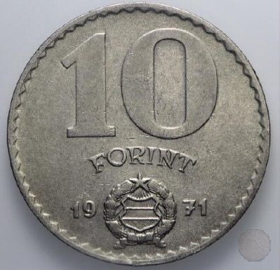 10 FORINT I tipo 1971 (Budapest)