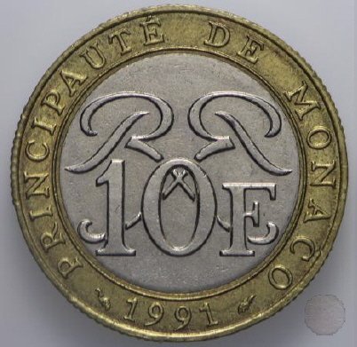 10 FRANCS VI tipo 1991 (Parigi)