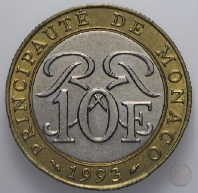 10 FRANCS VI tipo 1993 (Parigi)