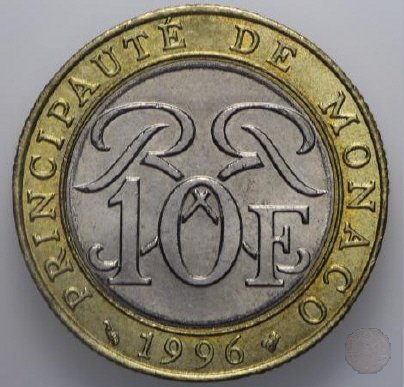 10 FRANCS VI tipo 1996 (Parigi)