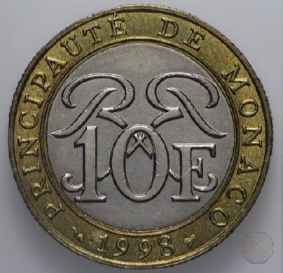 10 FRANCS VI tipo 1998 (Parigi)