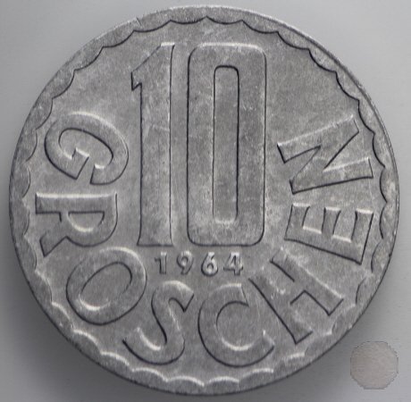 10 GROSCHEN 1964 (Vienna)