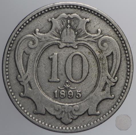 10 HELLER I tipo 1895 (Vienna)