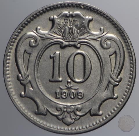 10 HELLER I tipo 1909 (Vienna)