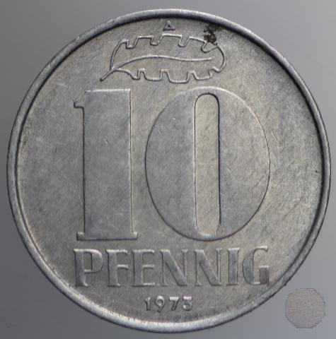 10 PFENNIG III tipo 1973 (Berlin)