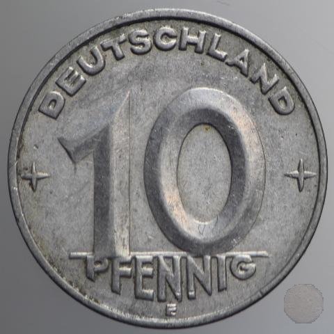 10 PFENNIG II tipo 1952 (Muldenhutten)