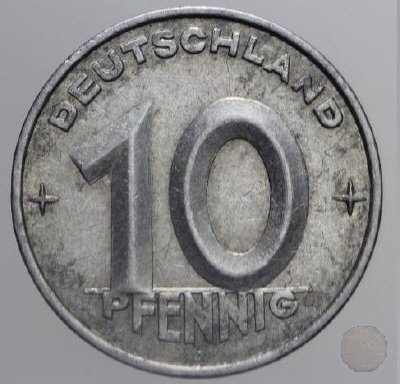 10 PFENNIG II tipo 1953 (Berlin)