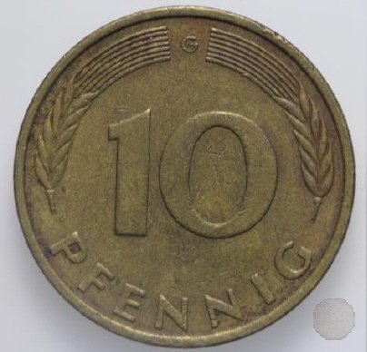 10 PFENNIG 1984 (Karlsruhe)