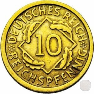 10 REICHSPFENNIG 1931 (Karlsruhe)