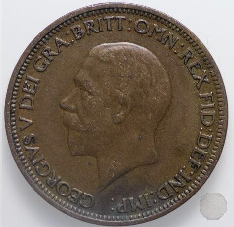 1/2 PENNY III TIPO 1934 (Londra)