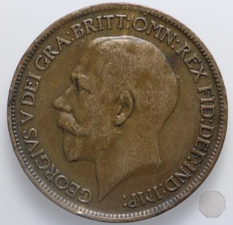 1/2 PENNY I TIPO 1916 (Londra)