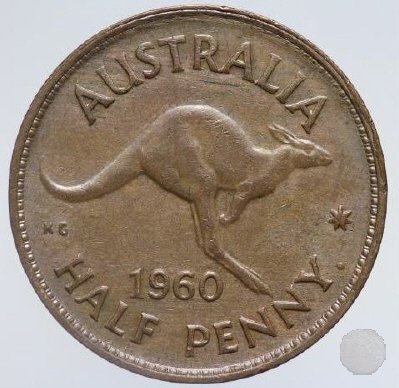 1/2 PENNY 1960 (Melbourne)