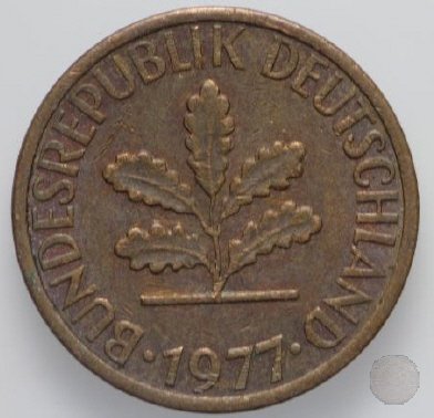 1 PFENNIG 1977 (Karlsruhe)