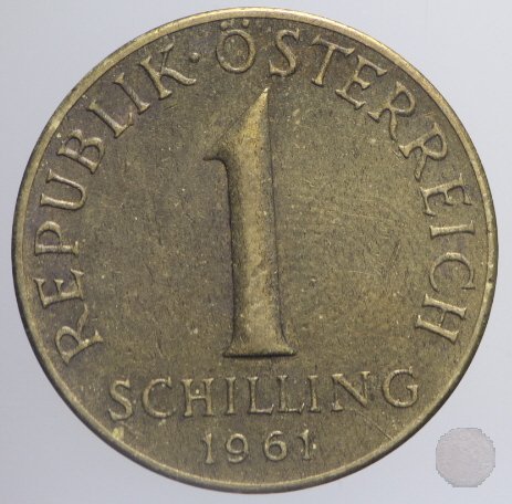 1 SCHILLING 1961 (Vienna)