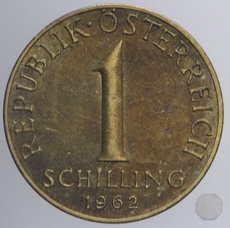 1 SCHILLING 1962 (Vienna)