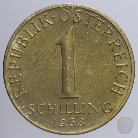 1 SCHILLING 1963 (Vienna)