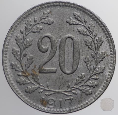 20 HELLER II tipo 1917 (Vienna)