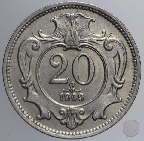 20 HELLER I tipo 1909 (Vienna)