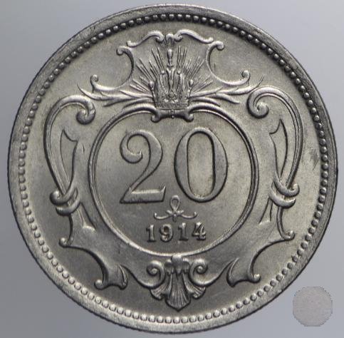 20 HELLER I tipo 1914 (Vienna)