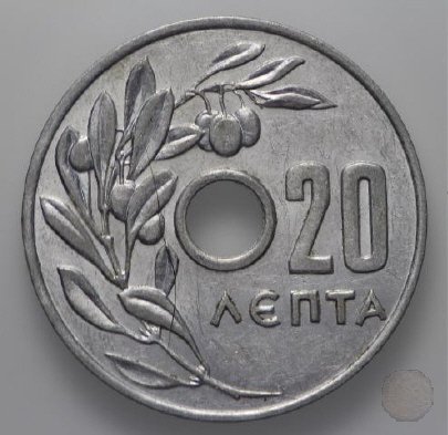 20 LEPTA 1954 (Atena)