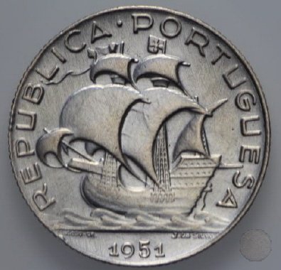 2-1/2 ESCUDOS 1951 (Lisbon)