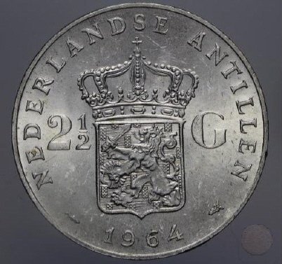 2-1/2 GULDEN Argento 1964 (Utrecht)