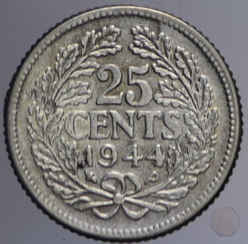 25 CENTS IV tipo 1944