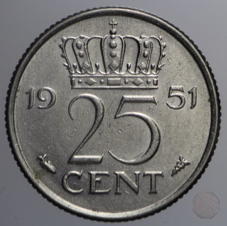 25 CENTS 1951 (Utrecht)