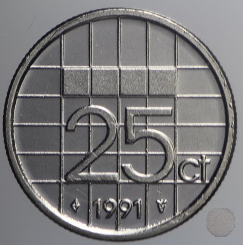 25 CENTS 1991 (Utrecht)