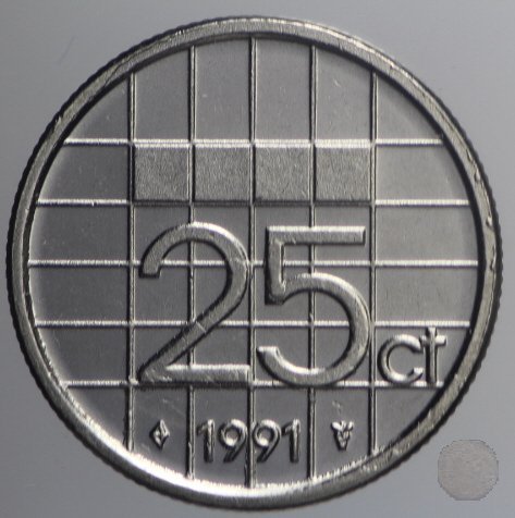 25 CENTS 1991 (Utrecht)