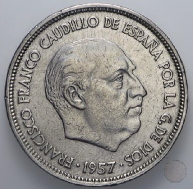 25 PESETAS 1957 (Madrid)