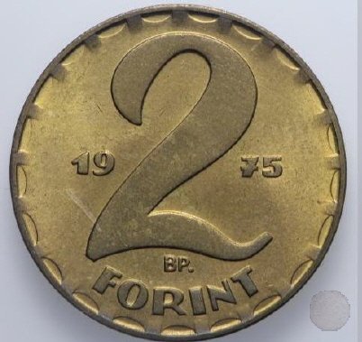 2 FORINT IV tipo 1975 (Budapest)