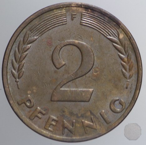 2 PFENNIG 1960 (Stuttgart)