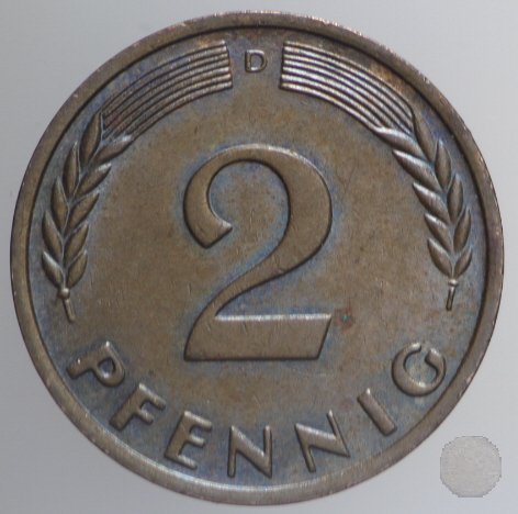 2 PFENNIG 1961 (Munich)