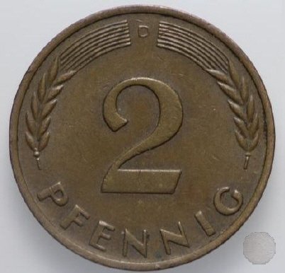 2 PFENNIG 1963 (Munich)