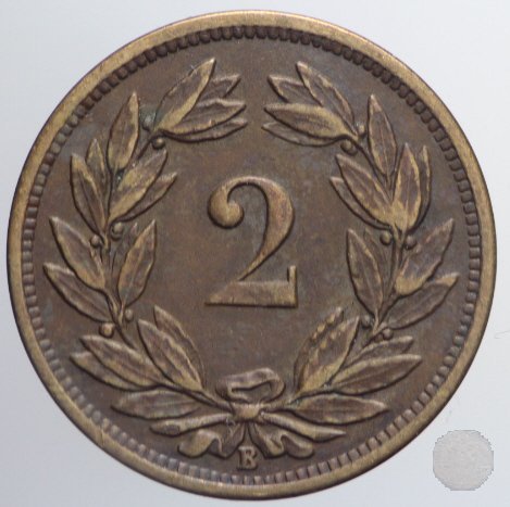 2 RAPPEN I tipo 1890 (Bern)