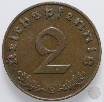 2 REICHSPFENNIG 1938 (Vienna)