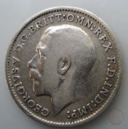 3 PENCE ARGENTO 1912 (Londra)