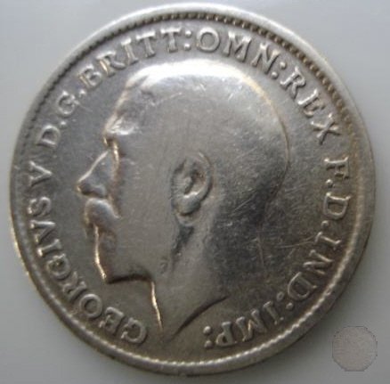 3 PENCE ARGENTO 1913 (Londra)