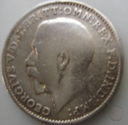 3 PENCE ARGENTO 1915 (Londra)