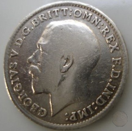 3 PENCE ARGENTO 1916 (Londra)