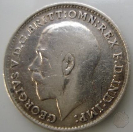 3 PENCE ARGENTO 1919 (Londra)