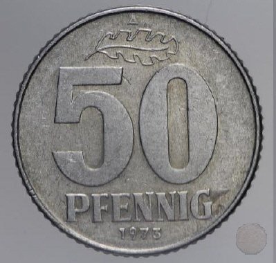 50 PFENNIG III tipo 1973 (Berlin)