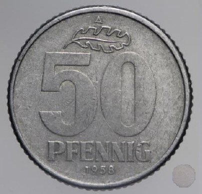 50 PFENNIG II tipo 1958 (Berlin)