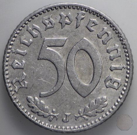 50 REICHSPFENNIG 1941 (Hamburg)