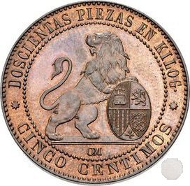 5 CENTIMOS 1870 (Barcelona)