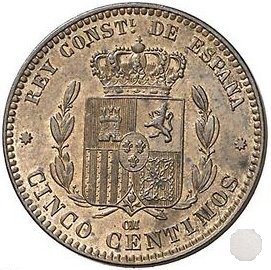 5 CENTIMOS 1879 (Barcelona)