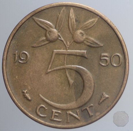 5 CENTS 1950 (Utrecht)